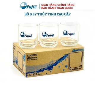 Bộ 6 ly thủy tinh cao cấp FujiE