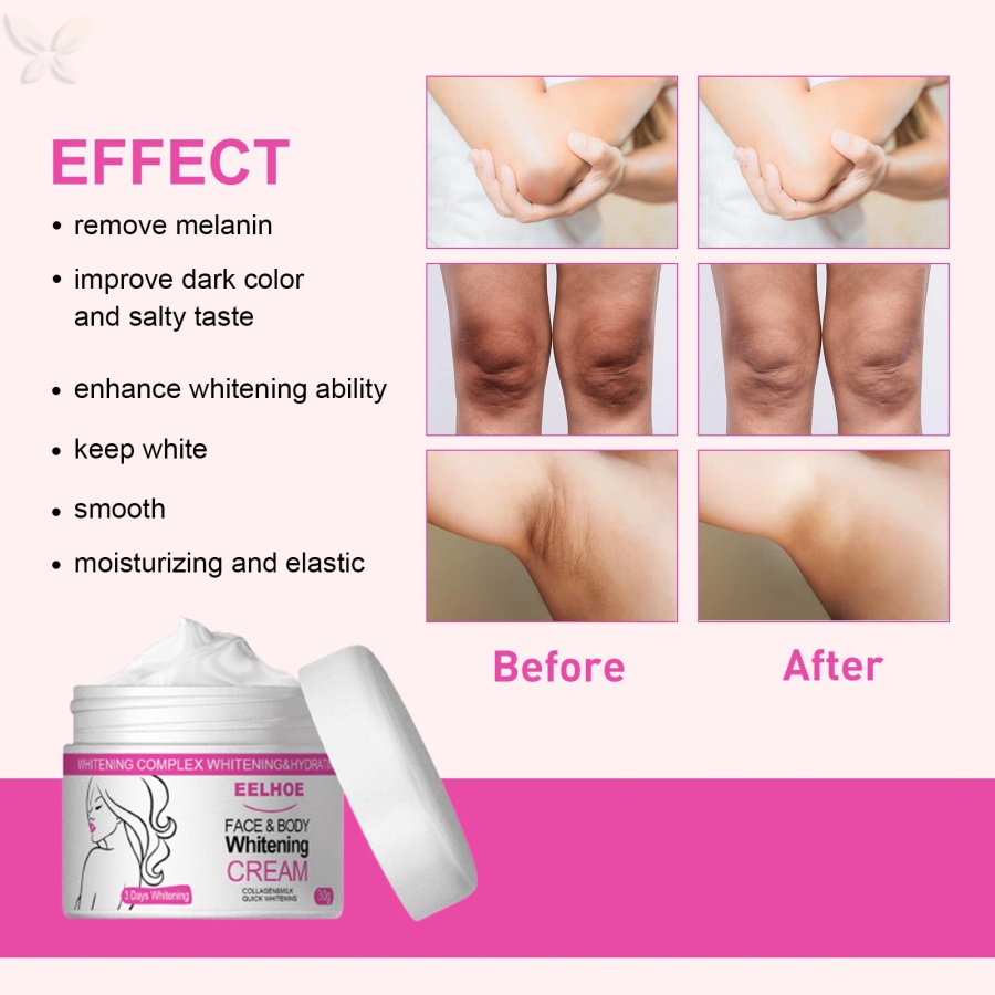 Jmmz Kem Làm Trắng Da Dưới Mắt Cá Chân / Đầu Gối / Vùng Kín Dưỡng Ẩm Làm Sáng Da