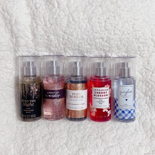Mini travel size 75ml - xịt thơm body mist toàn thân bath & body works usa