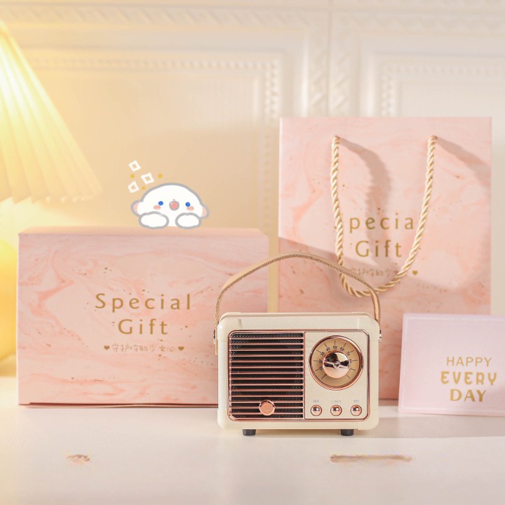 Loa Bluetooth HM11 Không Dây Phong Cách Vintage Hỗ Trợ FM/AM/SW | BigBuy360 - bigbuy360.vn