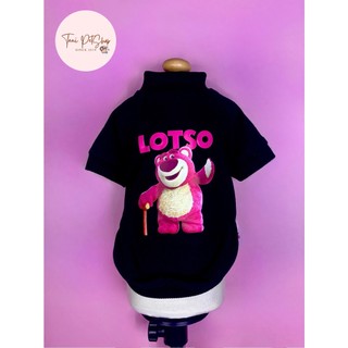 Áo thun gấu lotso cho chó mèo- quần áo thú cưng chó mèo giá rẻ