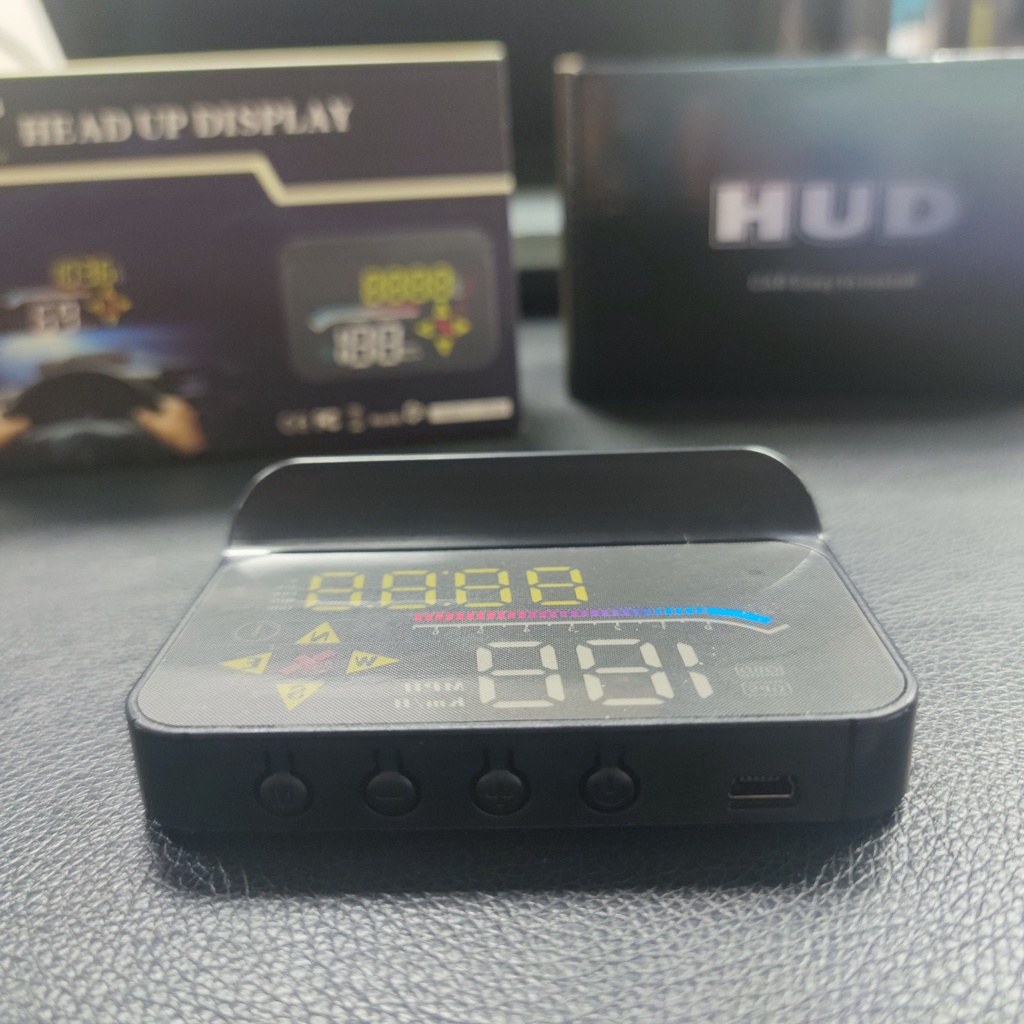 MÀN HÌNH HIỂN THỊ HẮT KÍNH LÁI HUD - M17 BẢO HÀNH 12 THÁNG, TÍCH HỢP VỚI MỌI LOẠI XE