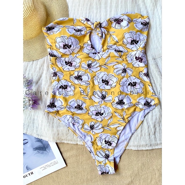 Bikini đồ bơi 1 mảnh họa tiết mùa hè cúp đệm k dây cực sexy hàng Z.A.F.U.L chính hãng