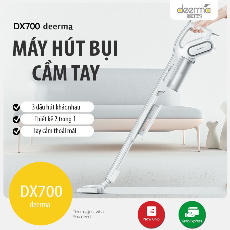 Máy Hút Bụi Cầm Tay Gia Đình Derma DX700 Chính Hãng Bảo Hành 6 tháng