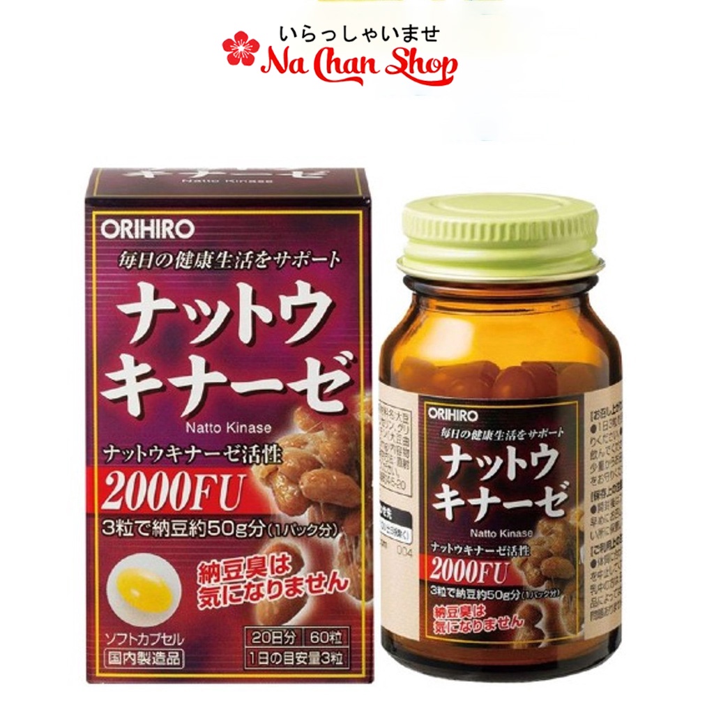 Viên uông hỗ trợ phòng chống đột quỵ 2000 fu Orihiro nhật bản hộp 60 viên