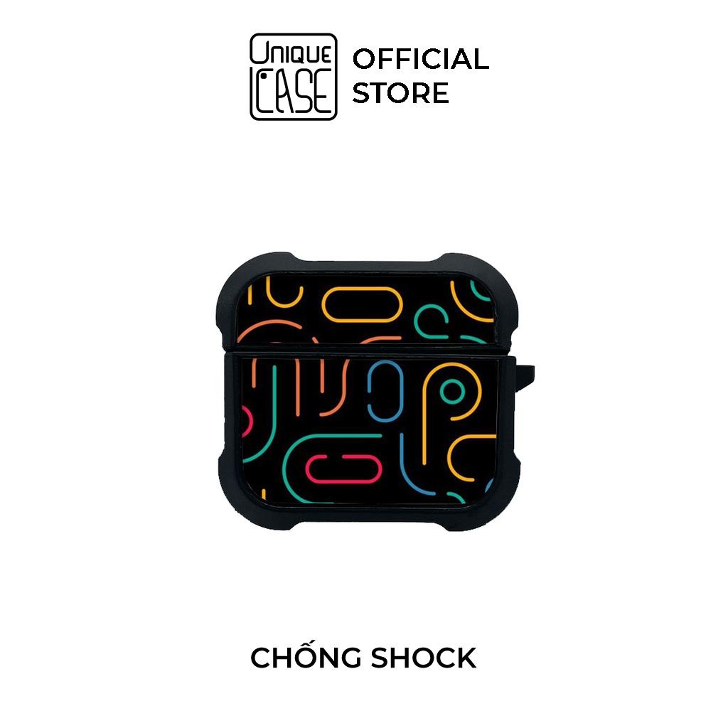 Case AirPods chống sốc bảo vệ hộp sạc tai nghe Unique Case AP514