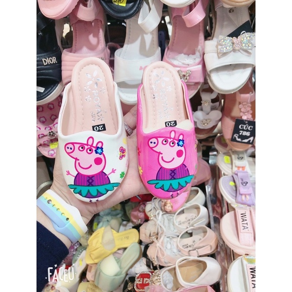 🐷🐷HEO PEPEPA & BẠCH TUYẾT🌷DÉP SABÔ BÉ GÁI