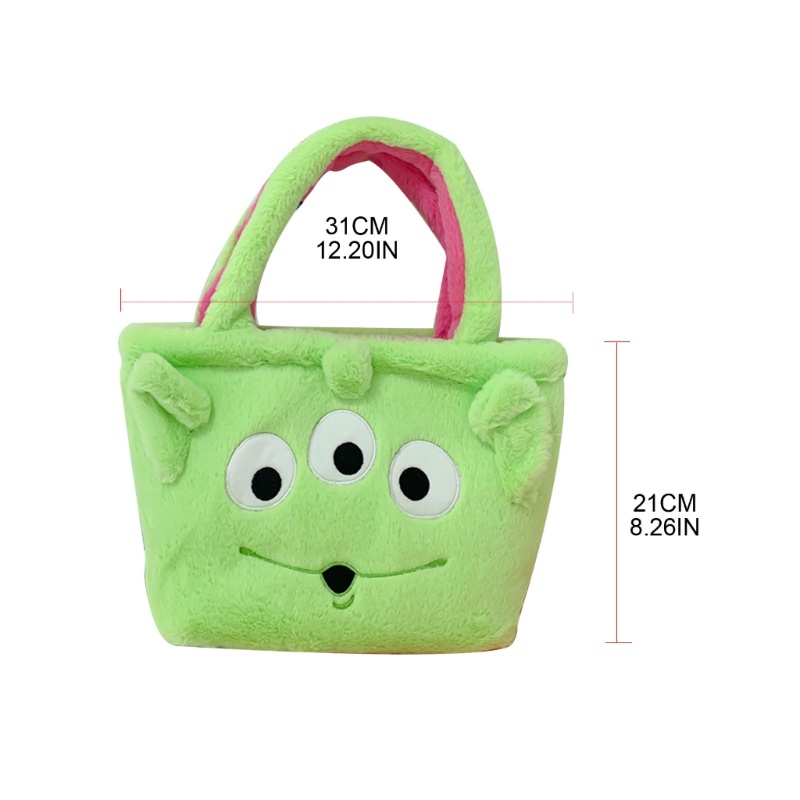 Túi Mua Sắm Cỡ Lớn In Họa Tiết Gấu Dễ Thương Thời Trang Thu Đông Cho Nữ