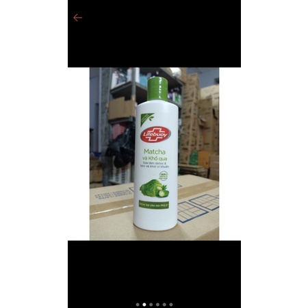 Sửa tắm LIFEBUOY-MATCHA -khổ qua - bảo vệ khỏi vi khuẩn