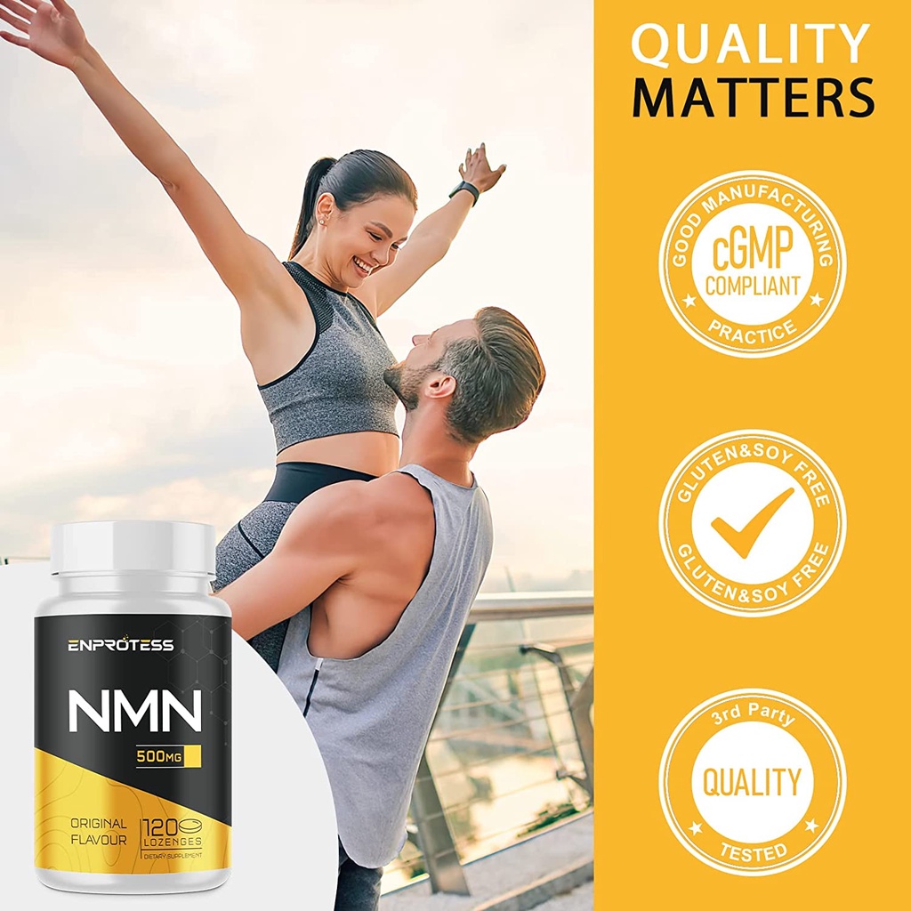 NMN 500mg 120 Viên - Chống Lão Hóa Cấp Tế Bào - Nicotinamide Mononucleotide