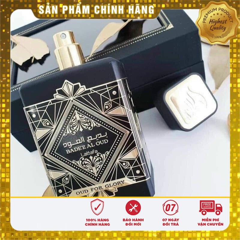 Nước Hoa Dubai LATTAFA 𝐁𝐚𝐝𝐞'𝐞 𝐀𝐥 𝐎𝐮𝐝 - 𝐎𝐮𝐝 𝐟𝐨𝐫 𝐆𝐥𝐨𝐫𝐲 Nam 100ml