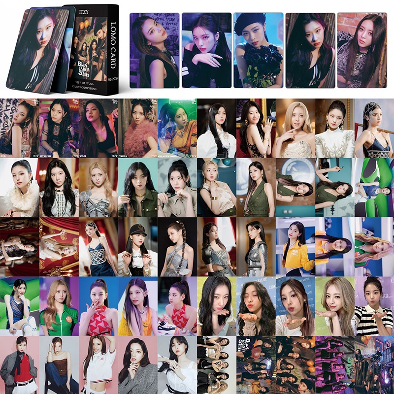 ITZY Card Set 54 Tấm Thẻ Ảnh CAKE Kpop Lomo Card Hình Nhóm Nhạc