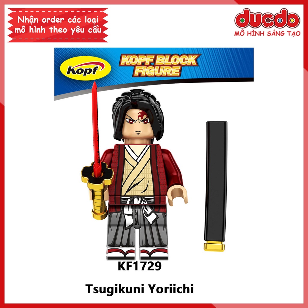 Minifigures nhân vật trong Thanh guơm diệt quỷ Kimetsu No Yaiba - Đồ chơi Lắp ghép Xếp hình Mini Mô hình Kopf KF6163