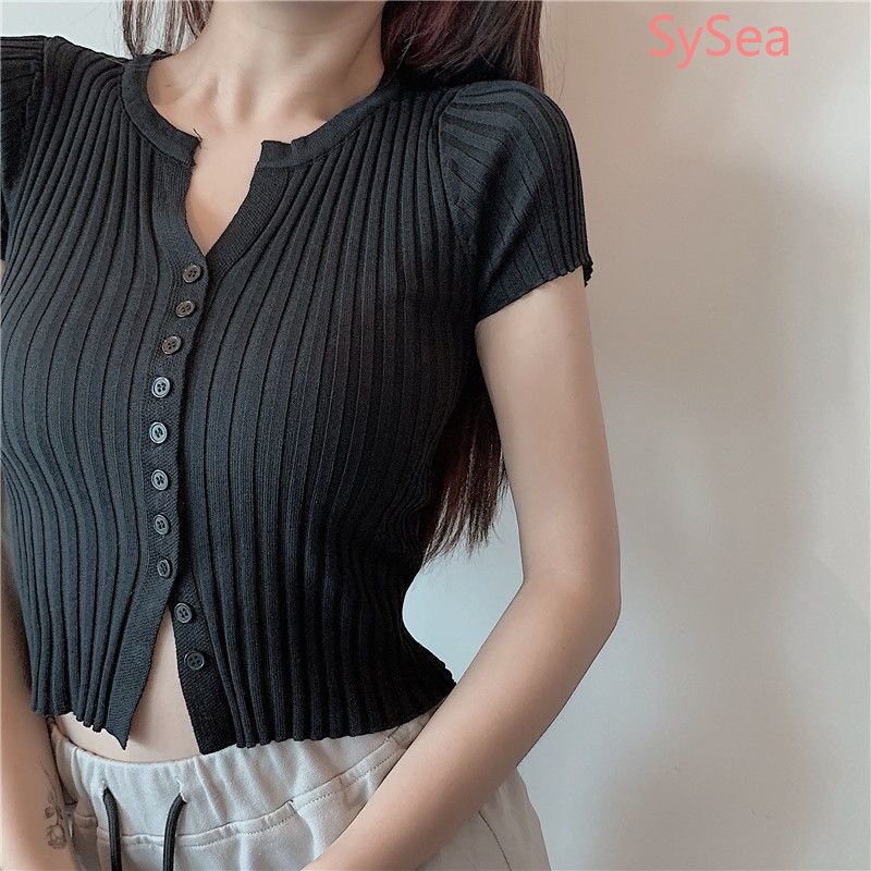 Áo Cardigan Dệt Kim Màu Sắc Thời Trang Mùa Hè Cho Nữ