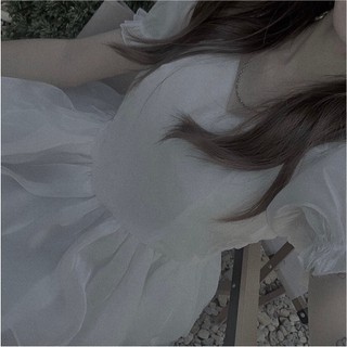 Váy Lụa Dáng Xòe Công Chúa
