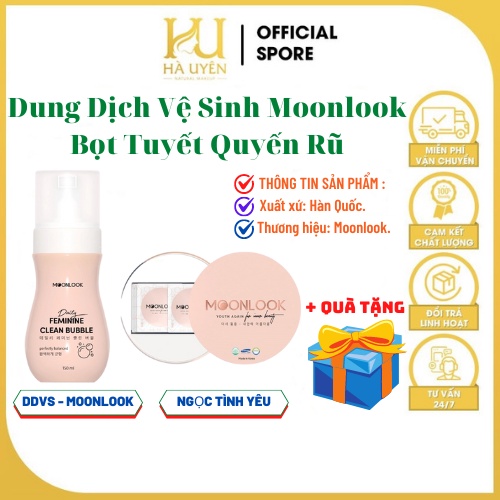 Dung Dịch Vệ Sinh Moonlook, Bọt Tuyết Quyến Rũ, An Toàn Và Khử Mùi Cô Bé Hiệu Qủa - 150ml [ Auth - HÀN QUỐC ]