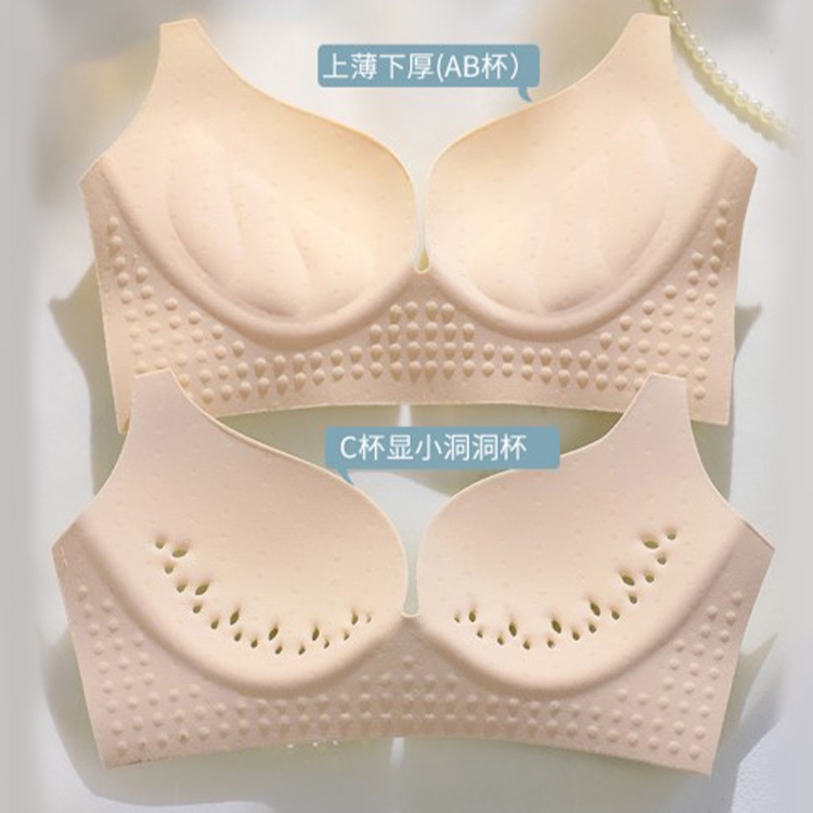 Áo Lót Ren Hoa Ôm Ngực Và Đóng Nút Ngực Màu Tối Có Hương Thơm