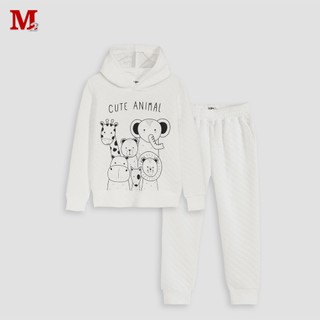 Bộ quần áo trẻ em chần bông cute animal dfm dfm0293 thời trang m2