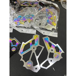 Nẹp sườn nhôm full tem titanium cho xe Satria Raider FI