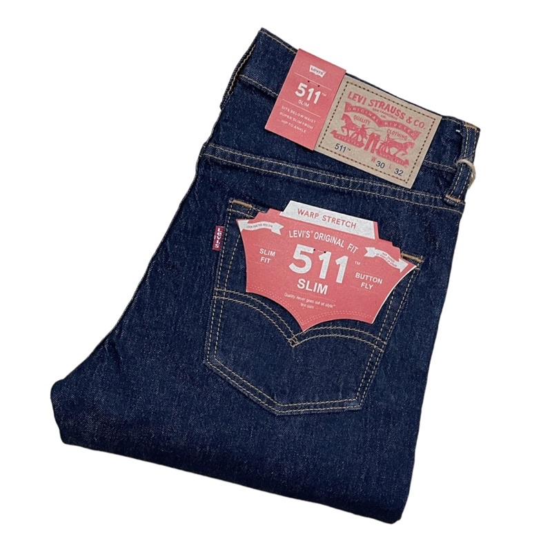 Quần jean nam levis 511 slim nhập khẩu Cambodia chính hãng - chất liệu co giãn phôm chuẩn vừa vặn bao đẹp