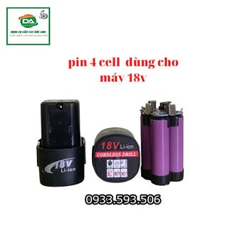 Pin 4 cell lắp cho máy khoan 16,8v,18v, 26v trung quốc