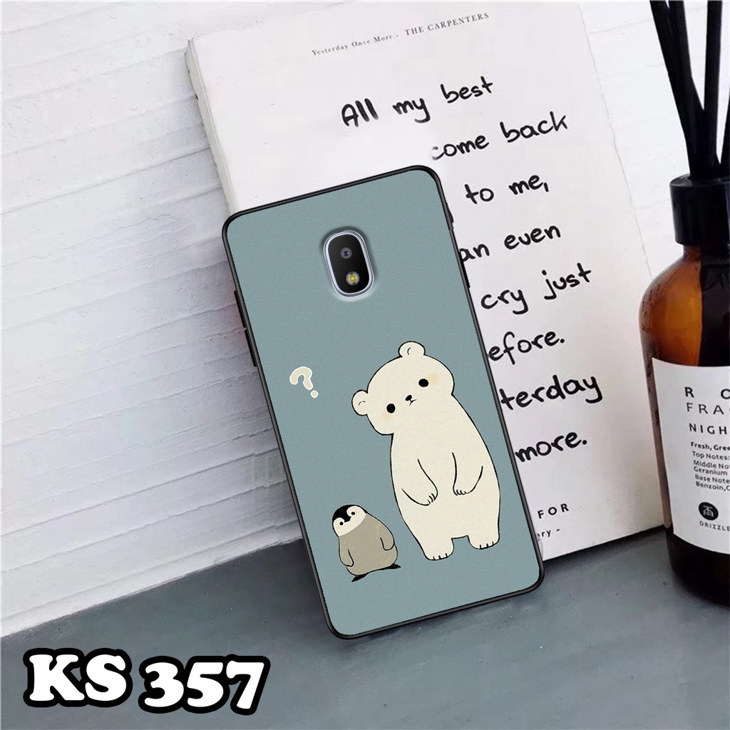 Ốp lưng Samsung J3 - J3 LTE - J3 2016 - J3 Pro - Ốp in hình Cat&amp;Bear đáng yêu - Chất liệu TPU siêu bền, bảo vệ máy