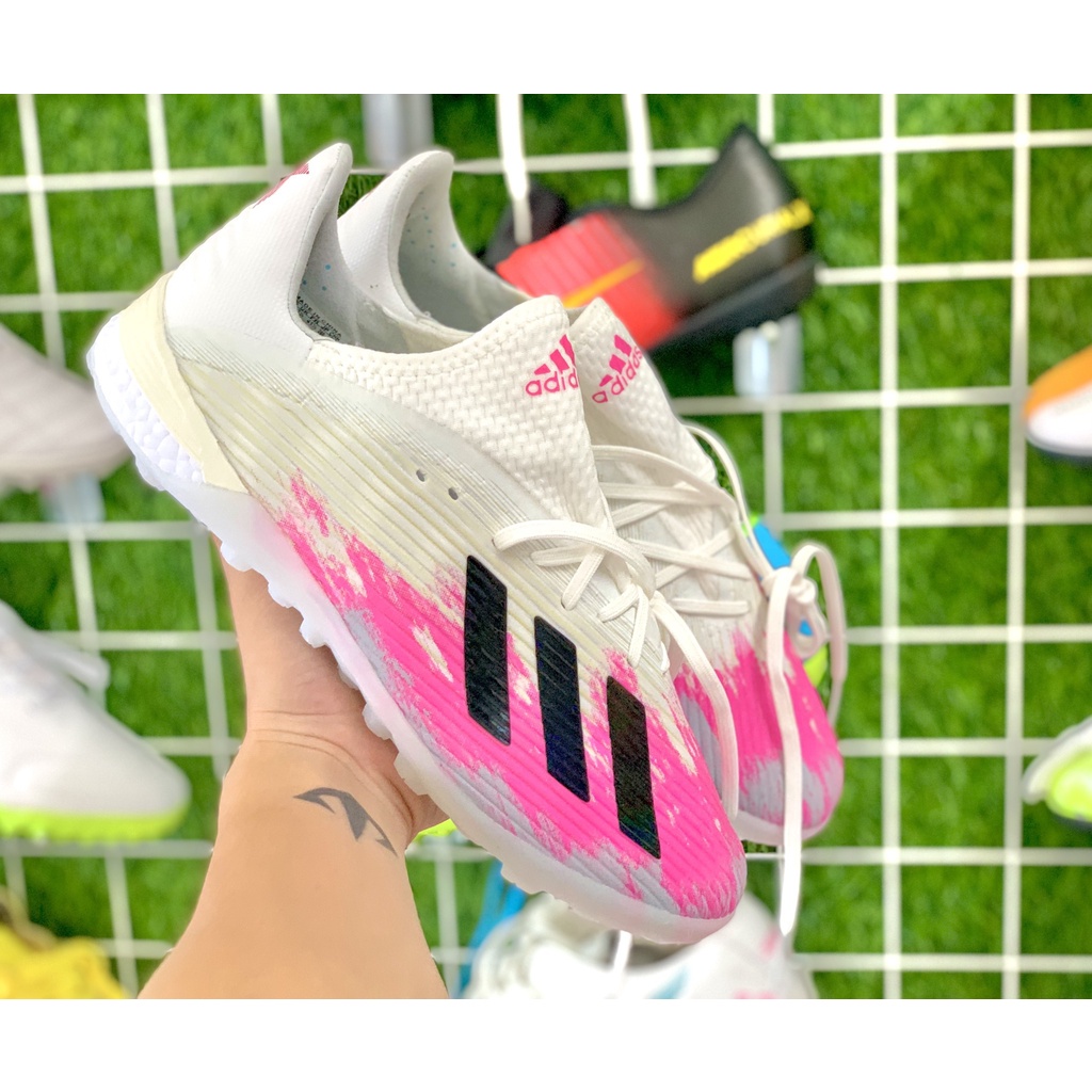 Giày Đá Bóng X19.1 TF Pro Trắng Hồng F3Sport