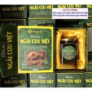Tinh dầu ngải cứu việt 199ml giải pháp hiệu quả cho người đau cơ, xương khớp, đau mỏi vai gáy.