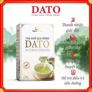 Trà khổ qua rừng DATO, trà khổ qua, trà thanh nhiệt, trà túi lọc hỗ trợ tiếu đường, giảm cân