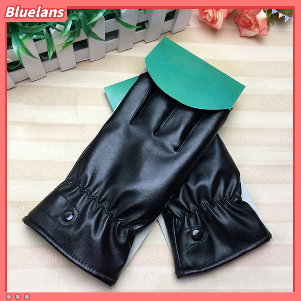Găng Tay Giả Da Chống Gió 48h Có Thể Dùng Màn Hình Cảm Ứng Thời Trang Mùa Đông Cho Nam Nữ
