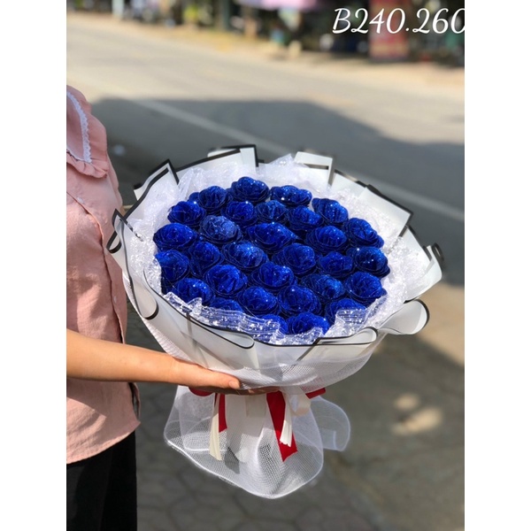 BÓ HOA NHŨ XANH COBAN - 30 BÔNG