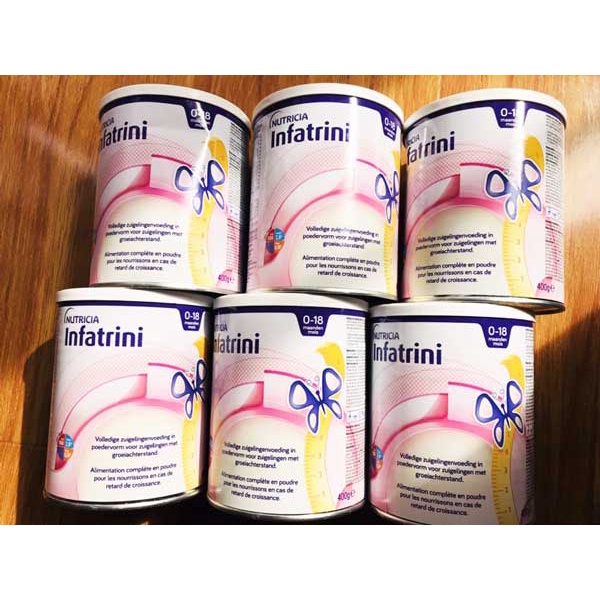 1 thùng sữa béo INFATRINI Ba Lan hộp 400gr ngày dặm 1,2 cữ