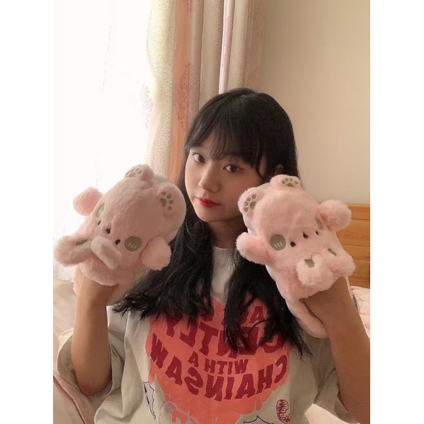 DÉP THỎ BÔNG🐰 ẤM ĐI TRONG NHÀ ĐẾ DÀY