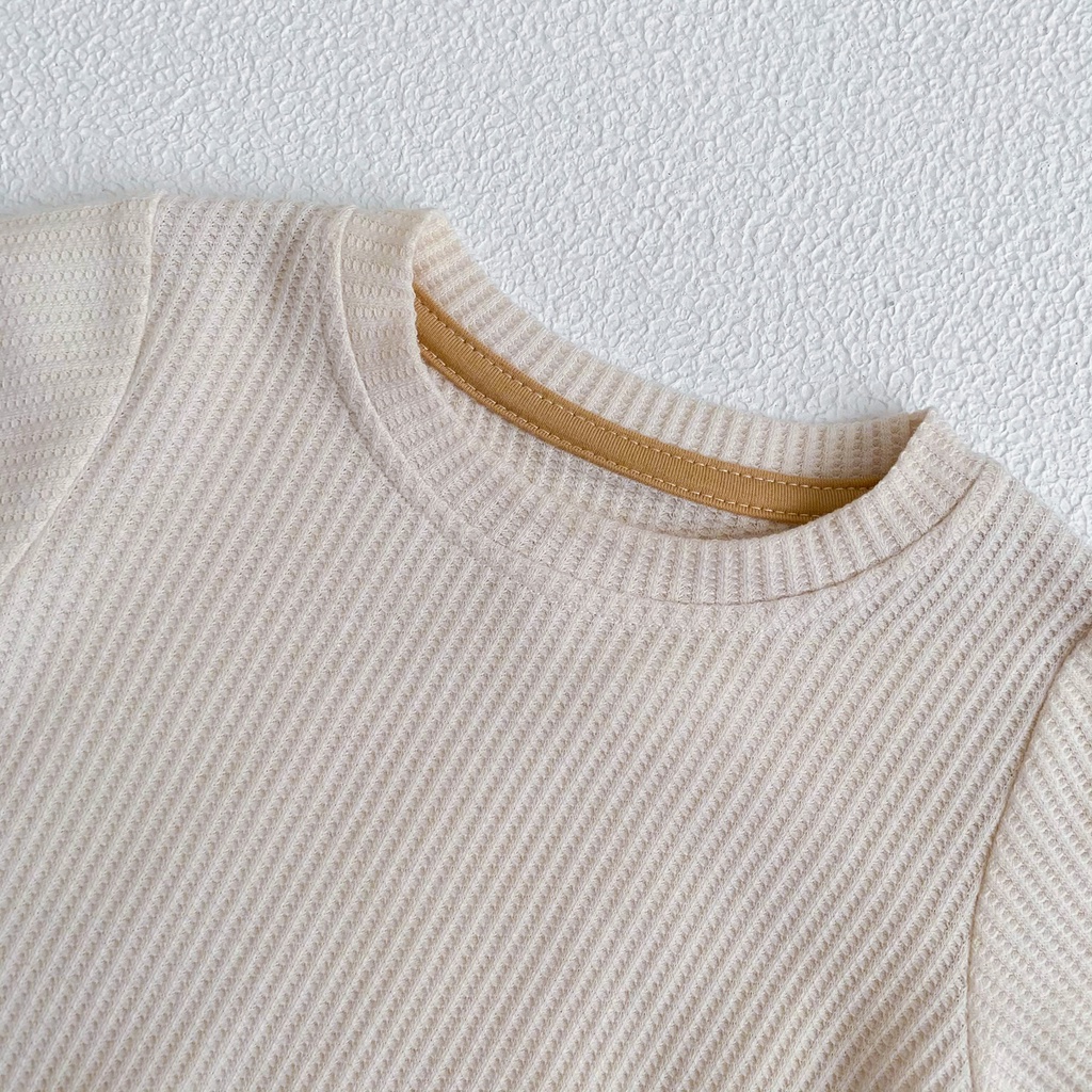 Áo Liền Quần Dệt Kim Phong Cách Thu Đông Mới Cho Bé Sơ Sinh