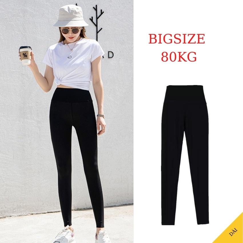 [Ảnh thật] Quần Legging Nữ Dài Cạp Cao [CÓ BIGSIZE] Quần Legging Dài Nữ Bigsize Chất Umi Hàn Dày Dặn Cao Cấp  XMHT005