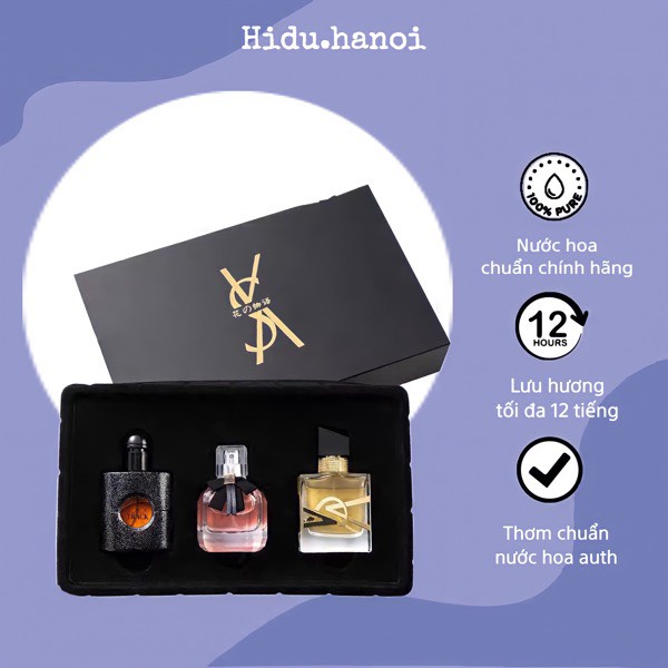 Nước hoa nữ VSA chính hãng - Combo 3 chai nước hoa nữ thơm lâu giá rẻ [Hot]