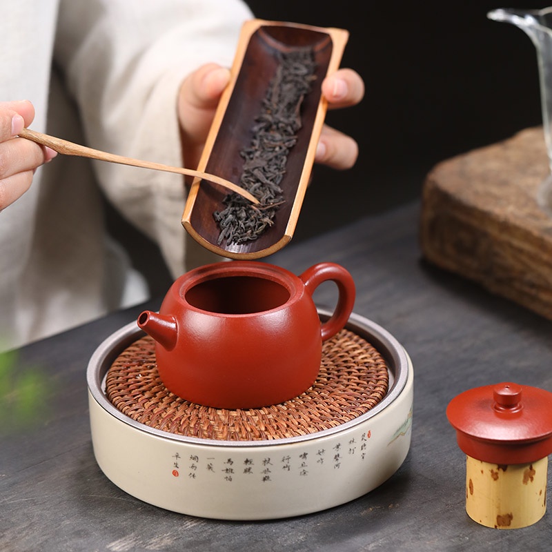 Ấm Tử Sa Nghi Hưng Tỉnh Lan 140 ml (Đại Hồng Bào)