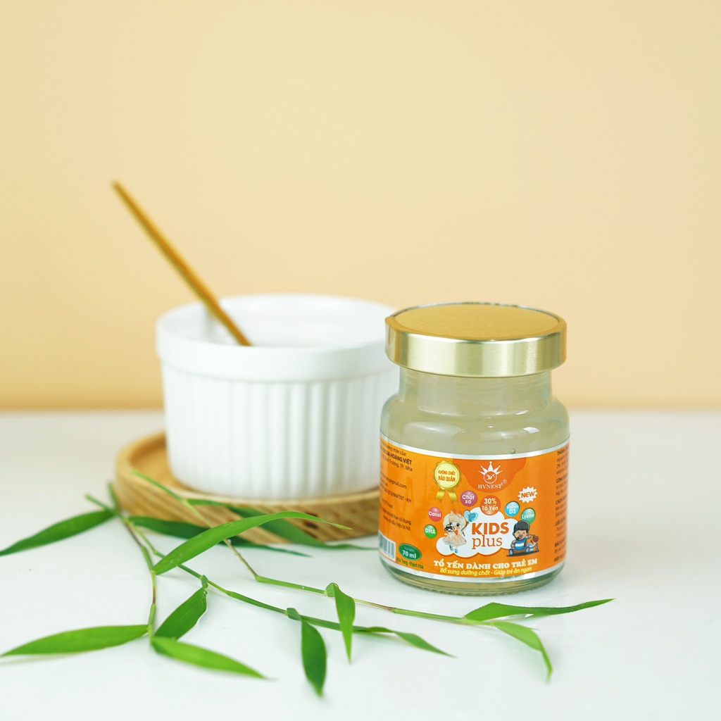 Yến Tươi Chưng Sẵn HVNEST cho bé Vị Kids Plus 70ml