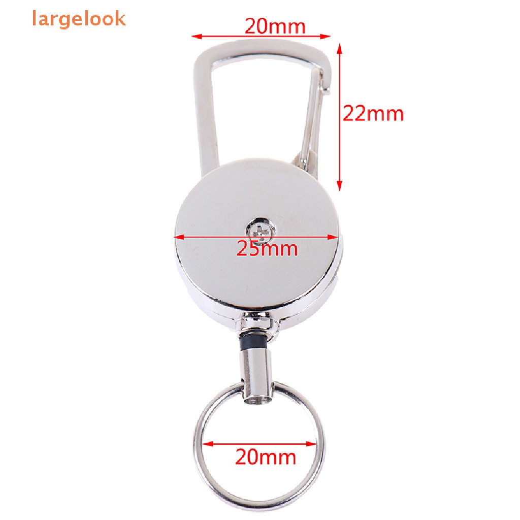 1 Móc Khóa Dây Kéo Có Thể Thu Gọn 50cm Tiện Dụng