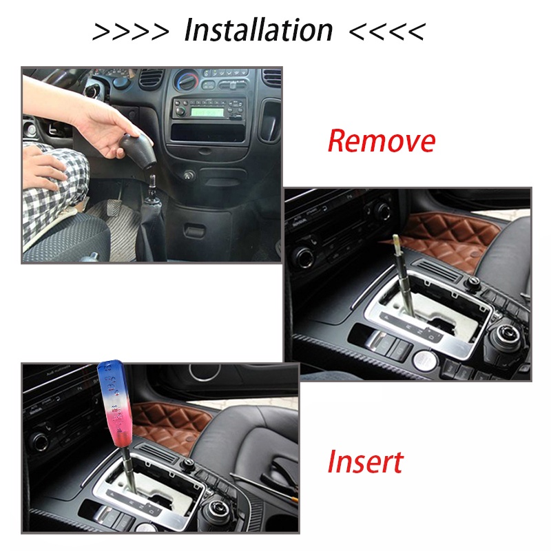 Núm Gạt Cần Số Xe Hơi Đính Pha Lê Nhiều Màu 15CM Thông Dụng