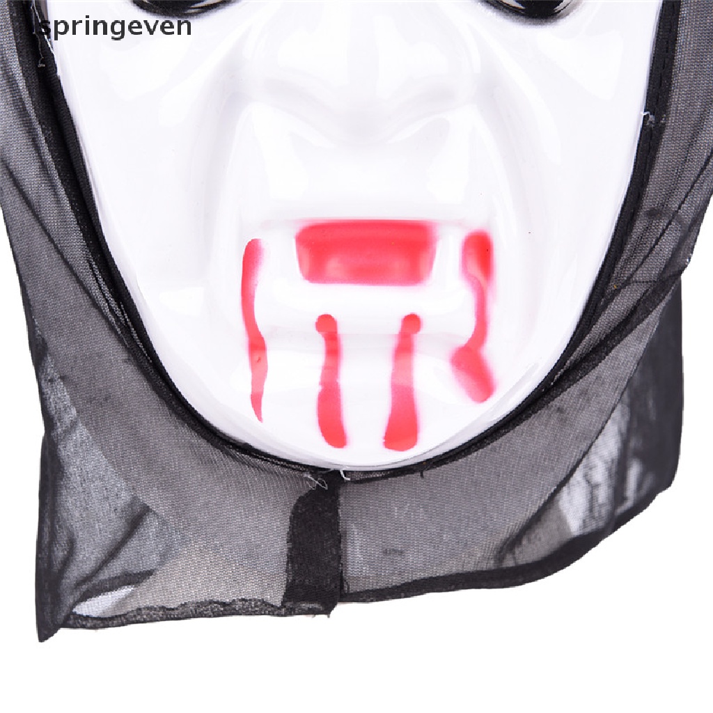 Mặt Nạ Hóa Trang Halloween Hình Ma Kem Đáng Sợ
