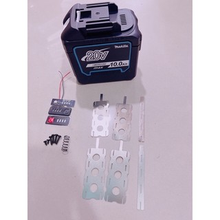 Vỏ makita 18v có leb báo pin 4P kèm kẽm .vỏ có tem