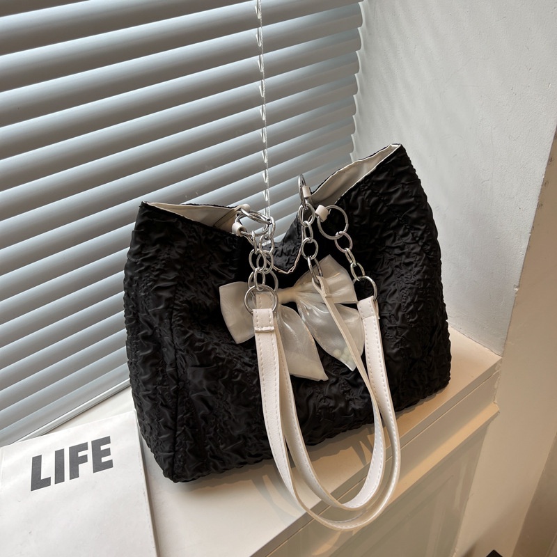 Túi Xách Nữ Cỡ Lớn Màu Sắc Tương Phản Thời Trang