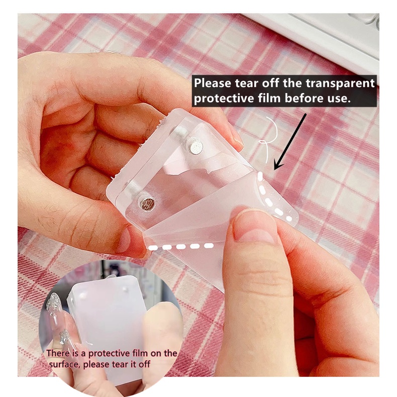 Khung Ảnh Từ Tính 1 Inch DIY Dễ Thương Để Trưng Bày Thẻ Hình Thần Tượng