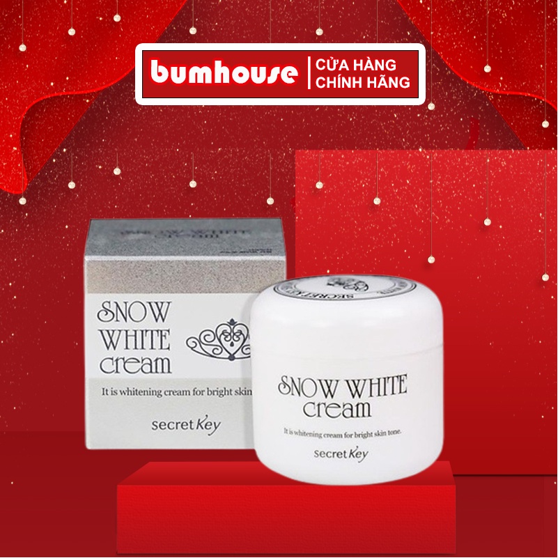 Kem Dưỡng Trắng Da Snow White Cream Secret Key 50g