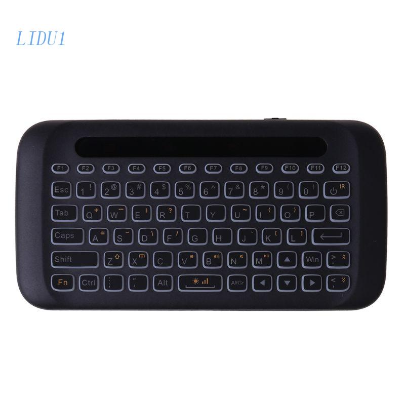 Bàn Phím Không Dây LIDU1 H20 Mini Hai Mặt Cảm Ứng Toàn Diện 3 Giai Đoạn Có Đèn Nền Tự Động Điều Chỉnh