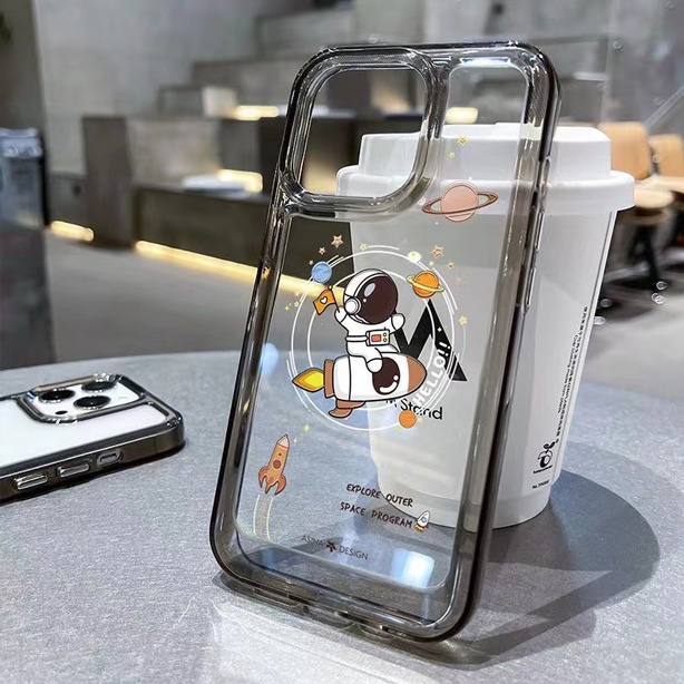 Ốp Điện Thoại TPU Dẻo Trong Suốt Họa Tiết Hoạt Hình Dễ Thương Cho IPhone 14 12 13 6 6S 7 8 14 Plus X XS XR 11 Pro Max