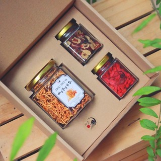 Đông Trùng Hạ Thảo Kì Tử Táo Đỏ Set Quà Cao Cấp Tặng Người Thân Đối Tác Mộc Trà 98