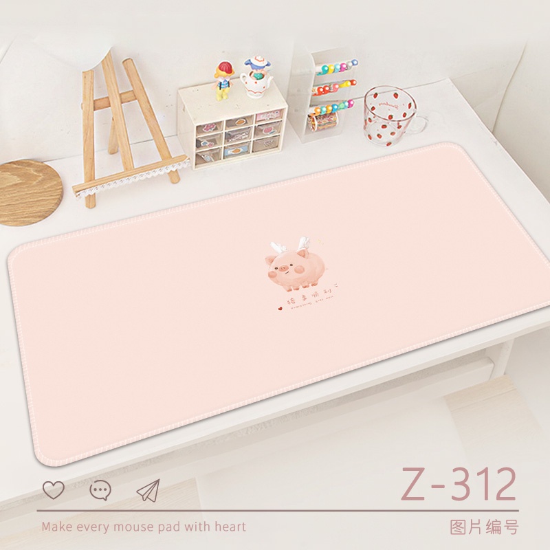 Tấm Lót Chuột Máy Tính Dày Dặn Họa Tiết Hoạt Hình Dễ Thương