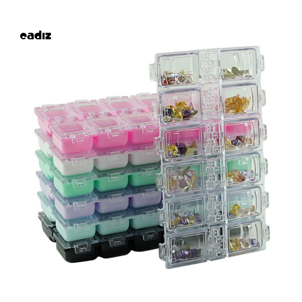 Hộp Đựng Trang Sức / Hạt Kim Cương Giả Chống Bụi Tiện Dụng